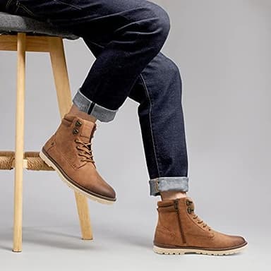 Vostey Men's Hiking Boots Waterproof Casual Chukka Boots for Men - Image 3