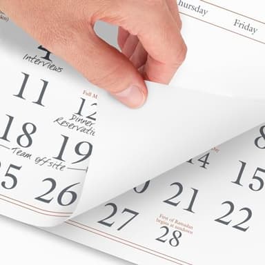 AT-A-GLANCE 2025 Wall Calendar, 12" x 27", Large, 3-Month (SW1152825) - Image 3