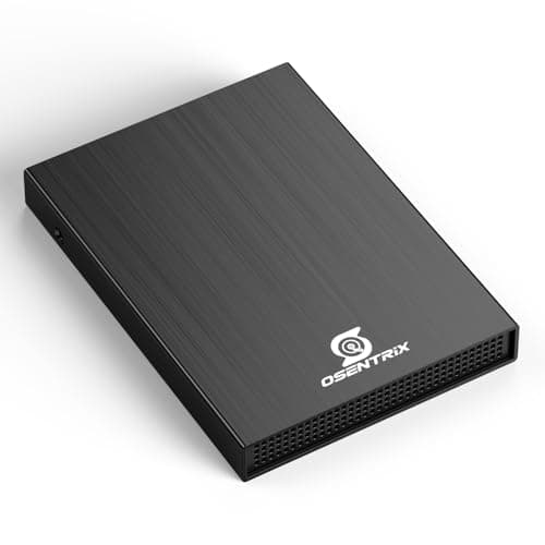 OSENTRiX O2-BK 2TB USB 3.0 Pocket-Size Portable External Hard Drive (for Windows, MacOS, Xbox, PS) - Image 1