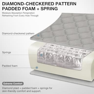 Blue Whale Gaming Chair for Adult 350lbs Computer Chair with Adjustable Lumbar Support Headrest and Footrest Large Size Reclining Gaming Chair Big and Tall Linkage Armrest - Image 4