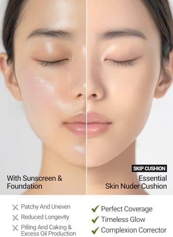 JUNG SAEM MOOL [ SPF ] Essential Skin Nuder Cushion (17 Fair Light) | Refill Included (0.98 Fl Oz) | SPF50 Broad Spectrum | Natural Finish | Makeup Artist Brand - Image 6