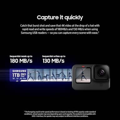SAMSUNG PRO Plus microSD Memory Card + Reader, 512GB MicroSDXC, Up to 180 MB/s, Full HD & 4K UHD, UHS-I, C10, U3, V30, A2 for Android Phones, Tablets, GoPRO, DJI Drone, MB-MD512SB/AM, 2023 - Image 4