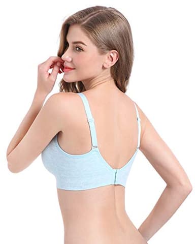 Suekaphin 5PACK Nursing Bra Wireless Bra Women's Sleeping Maternity Bra Breastfeeding Bra,X-Large,Sort CC-A - Image 4