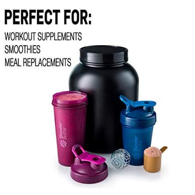 BlenderBottle Classic Shaker Bottle Perfect for Protein Shakes and Pre Workout, 28-Ounce, Black - Image 4