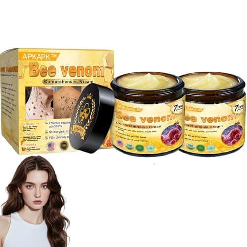 APKAPK Bee venom comprehensive Cream, Bee Venom Skin Treatment Cream,Deeply nourishes the skin and reduces skin blemishes (2PCS) - Image 1