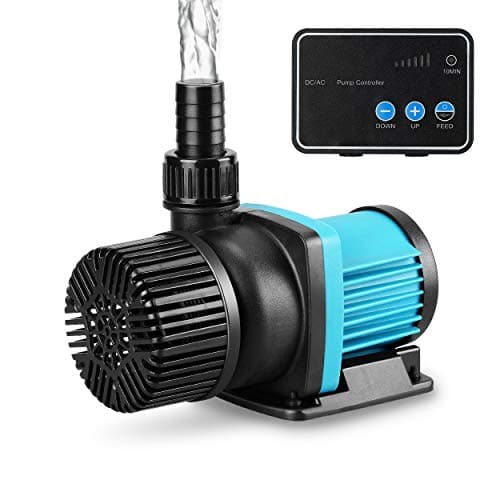 JEREPET 1850GPH 55W16FT Aquarium 24V DC Water Pump with Controller, Submersible and Inline Return Pump for Fish Tank,Aquariums,Fountains,Sump,Hydroponic,Pond,Freshwater and Marine Water Use - Image 1