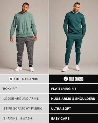 True Classic Mens Long Sleeve Thermal Tee Shirts - Classic Henley Long Sleeve Thermal T Shirt - Regular, Pack of 1, Black, XL - Image 5