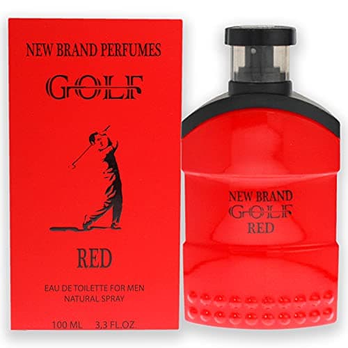 New Brand Perfumes Golf Red EDT Spray Men 3.3 oz - Image 1