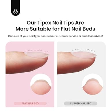 Beetles Tipex Instant Apex Nail Tips, 512Pcs Long Stiletto Pre-Building & Pre-Etched Half Matte Thicker Acrylic Nails Strong Full Cover Extension Press on Nails - Image 7