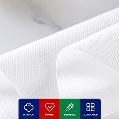 480 Count Disposable Hand Towels, Linen Feel Bathroom Hand Napkins, Soft And Absorbent Paper Napkin for Guest, Disposable Guest Towels for Kitchen, Parties, Weddings - Image 4