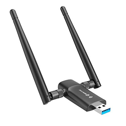 Wireless USB WiFi Adapter for PC - Nineplus 1300Mbps Dual 5Dbi Antennas 5G/2.4G WiFi Adapter for Desktop PC Laptop Windows11/10/8/7/Vista/XP, Wireless Adapters for Desktop Computer Network Adapters - Image 1