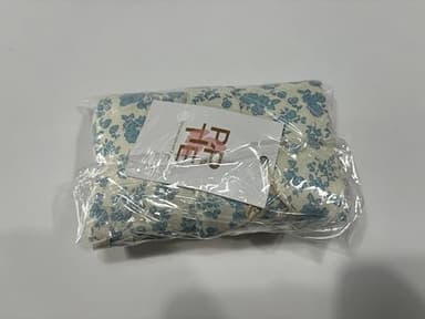 Prite Large Makeup Bag Cute Cosmetic Bag for Women Floral Coquette Aesthetic Toiletry Bag Travel Make Up Organizer Bag(Blue Flower) - Image 10