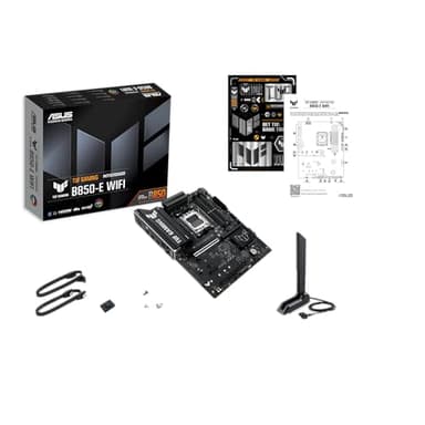 ASUS TUF GAMING B850-E WIFI AMD AM5 B850 ATX motherboard, DDR5, PCIe 5.0 Ready, M.2 slots x3, Wi-Fi 6E, 2.5Gb Ethernet, DisplayPort, HDMI,USB 20Gbps Type-C, USB 10Gbps Type-C, BIOS FlashBack, AuraSync - Image 9