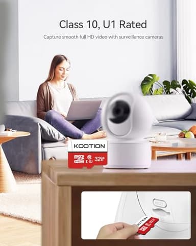 KOOTION 32GB Micro SD Cards 10-Pack, UHS-1 TF Flash Memory Card, U1, Class 10 microSDHC Card with Adapter - Image 4