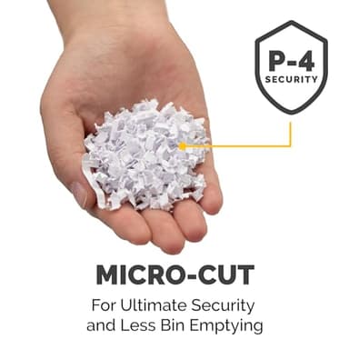 Fellowes Mfg Co. 5015401 Powershred LX220 20 Manual Sheet Capacity Micro-Cut Shredder - Black - Image 5