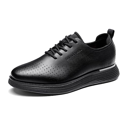 Bruno Marc Men's MaxFlex Fashion Dress Sneakers Oxfords Classic Casual Shoes,Size 11,Black,SBOX2318M,Size 11,Black,SBOX2318M - Image 1