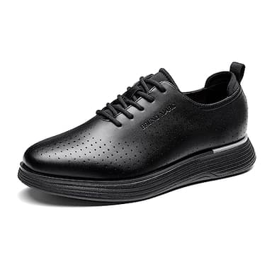 Bruno Marc Men's MaxFlex Fashion Dress Sneakers Oxfords Classic Casual Shoes,Size 11,Black,SBOX2318M,Size 11,Black,SBOX2318M - Image 1