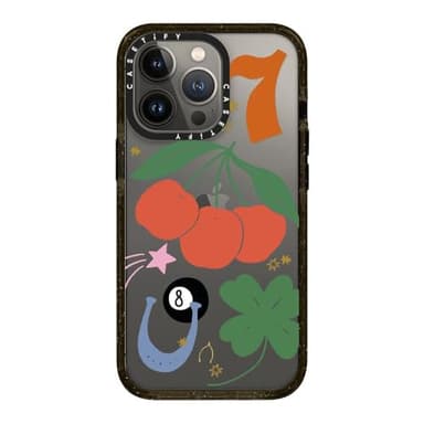 CASETiFY iPhone 13 Pro Case Impact Shockproof - Lucky - Clear Black - Image 4
