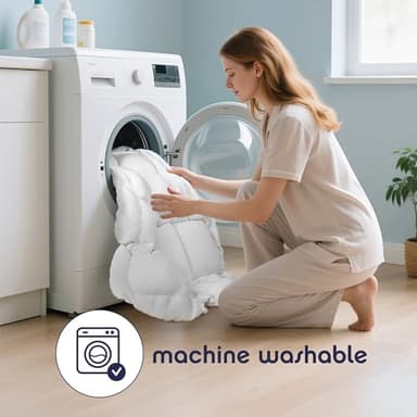 Best Price Mattress 4 Inch Pillowtop Mattress Topper and Pad Combo, 2 Inch Egg Crate Foam Mattress Topper, 2 Inch Plush Mattress Pad, Certified Safe Foam and Fabric, Dorm Essentials, Queen - Image 8