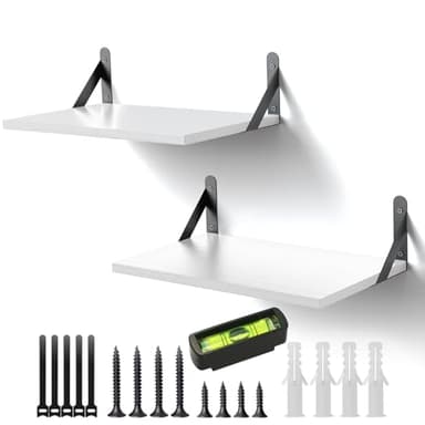 DAWASAPAT Projector Mount, White Small Mini Projector Shelf/Cable Box Wall Mount/Router Wall Mount, Projector Holder Stand Accessories with Cable Ties-2pcs - Image 8