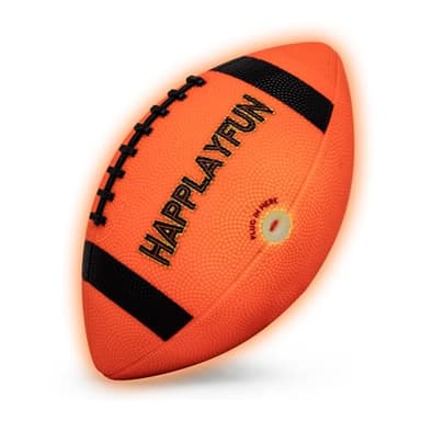Light Up Football Gifts for Boys 8-12: LED Youth Glow in the Dark Footballs Size 6 Kids Games Cool Toys 8-13, Sports and Outdoor Birthday Gifts for 6 7 9 10 11 12 13 Year Old Boy Girl Teens - Image 8
