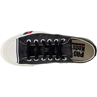 PRO-Keds Men's Royal Lo Lace Up Fashion Sneaker, Black Leather, 8 - Image 7