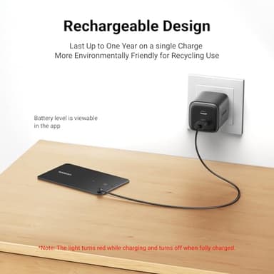 UGREEN FineTrack Slim Smart Finder Compatible with Apple Find My (iOS Only), 1.7mm Ultra-Slim Wallet Finder, IP68 Waterproof Rechargeable Bluetooth Tracker Card for Wallet, Key, Luggage Tags - Image 7