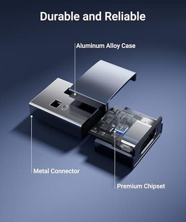 Syntech USB C Female to USB Male Adapter Pack of 3 [Travel Must Haves, Aluminum] USB C to USB Adapter, Type C Charger Cable Power Converter Compatible with iPhone 15 Apple Watch AirPods CarPlay, etc. - Image 4