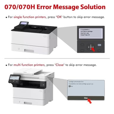 070 Black Toner Cartridge 2-Pack Compatible Replacement for Canon 070 Toner Cartridge crg-070 for imageCLASS MF465dw MF462DW LBP247dw LBP246dw MF462 LBP247 LBP246 Printer - Image 5