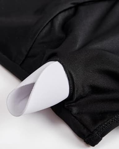 SUUKSESS Women Sexy Halter Tankini Bathing Suits Slimming Tummy Control High Waisted Swimsuits 2 Piece (Vintage Floral Black, L) - Image 5