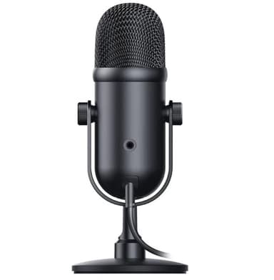 Razer Seiren V2 Pro - Professional-Grade USB Microphone for Streamers (Dynamic Microphone, High Pass Filter, Mic Monitoring Black (Renewed) - Image 4