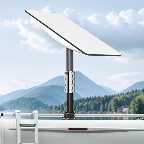 Starlink Gen 2 RV Ladder Mount, Starlink Pole Mounting Kit for Starlink Internet Kit Satellite, Compatible with Starlink Standard Actuated and High Performance Dishes - Image 1
