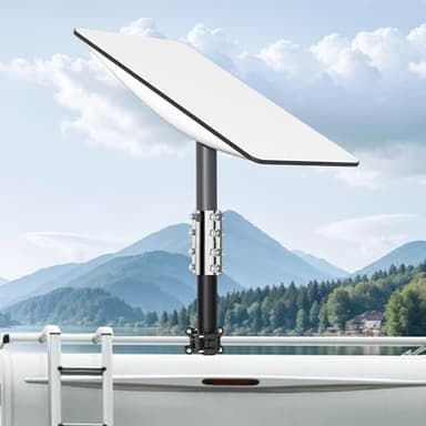 Starlink Gen 2 RV Ladder Mount, Starlink Pole Mounting Kit for Starlink Internet Kit Satellite, Compatible with Starlink Standard Actuated and High Performance Dishes - Image 1