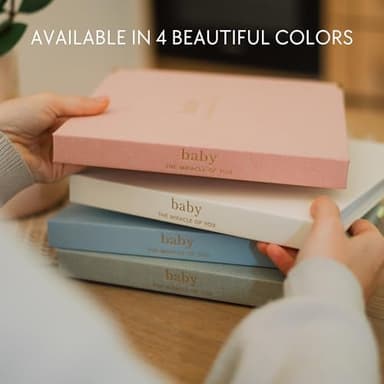 Keepsake Baby Memory Book for Boys and Girls – Timeless First 5 Year Baby Book – Neutral Journal Scrapbook or Photo Album - Record a Milestone for Every Event from Birth to Age 5 - Image 4