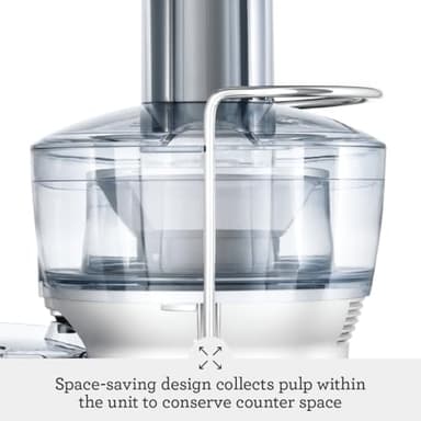 Breville BJE200XL Juice Fountain Compact Centrifugal Machine, 25 fl oz, Silver - Image 3