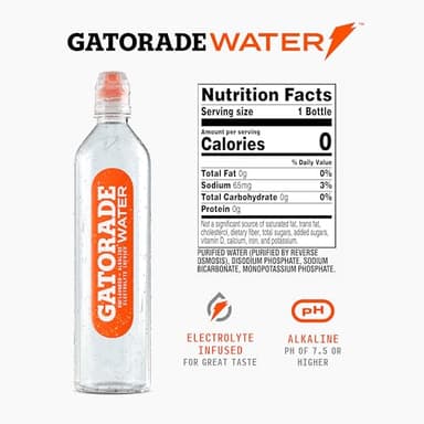 Gatorade Water, 700ML Sports Cap (Pack of 12) - Image 2