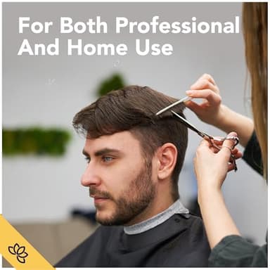 Equinox 6.5" Professional Hair Cutting Scissors for Men & Women - Ice Tempered, Silver - Hair Cutting Shear Professional - Barber Scissor Professional - Shears for Hair Cutting - Haircut Scissors - Image 5