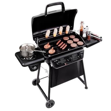 Charbroil® Classic Series™ Convective 2-Burner with Side Burner Propane Gas Stainless Steel Grill - 463672817-P2 - Image 8
