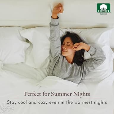 King Size Sheets Set - Natural 100% Cotton Sheets King Size With Deep Pockets, Soft Sateen Weave, Breathable, Cooling and Durable Bedding Set by California Design Den (White) - Image 8