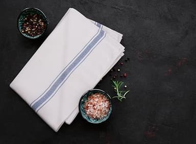 Utopia Towels Blue Dish Towels [12 Pack - 15 x 25 Inches] 100% Ring Spun Cotton Highly Absorbent & Reusable Cleaning Bar, Tea, Kitchen and Dishcloths Set - 200 GSM - Image 3