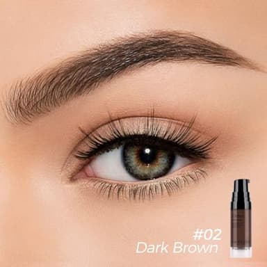SACE LADY 3D Eyebrow Gel Long Lasting 24 Hours Waterproof Smudge-proof Brow Cream Makeup Kit (02 DARK BROWN, 0.2Fl Oz) - Image 9