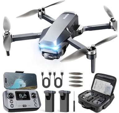 GPS Drone with Camera 4K, Under 249g, 45 Mins Flight, Brushless Motor, Light, Auto Follow, Tap Fly & Circle Fly, One Key Start, Foldable Drone for Adults Beginners - Image 1