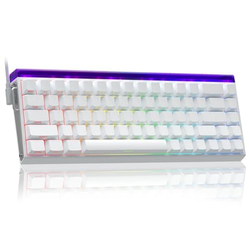 AULA Hero 68 HE 60% Gaming Keyboard Wired, Hall Effect Magnetic Switch Keyboard with Adjustable Actuation, Fast Trigger Mode, 8K Hz Polling Rate, 0.125ms Latency,Side Printed PBT Keycaps, RGB Backlit - Image 1