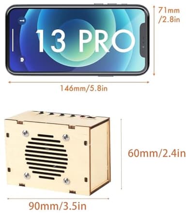 Science Kits for Kids Age 8-12 12-14, STEM Kits for Kids Age 8-10, STEM Toys Build Your Own FM Radio Kit, DIY Electronic Snap Circuits Projects Gifts for Teen Girls Boys 9 11 13 15 16+ (Classic Wood) - Image 8