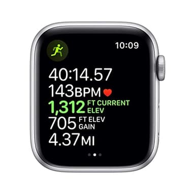 Apple Watch Series 5 (GPS, 40MM) - Silver Aluminum Case with White Sport Band (Renewed) - Image 4