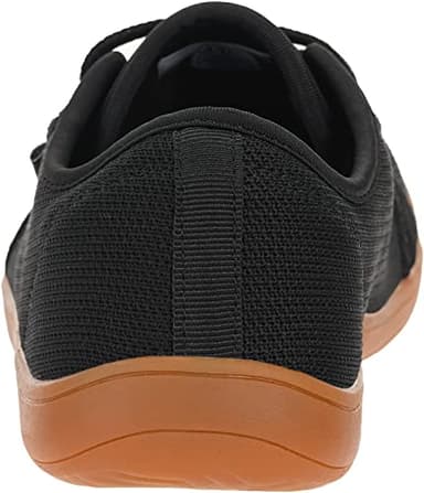 WHITIN Men's Extra Wide Width Fashion Barefoot Sneakers Zero Drop Sole W81 Size 11W Minimus Weightlifting Minimalist Tennis Shoes Walking Black Gum 44 - Image 4