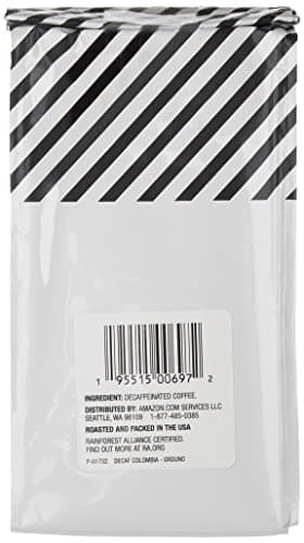 Amazon Fresh Decaf Colombia Ground Coffee, Medium Roast, 12 Ounce (Pack of 3) - Image 4