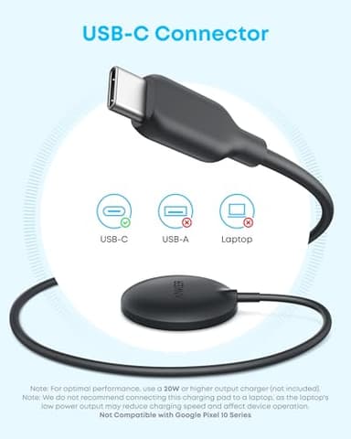 Anker Zolo Magnetic Wireless Charger, Qi2 Certified 15W MagSafe-Compatible Wireless Charging Pad, for iPhone 17/16/15/14/13/12 Series, AirPods, and More (Not for Pixel, Adapter Not Included) - Image 6
