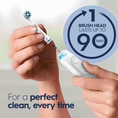 Oral-B Smart 5000 Rechargeable Electric Powered Toothbrush, Black with Travel Case and Bluetooth - Visible Pressure Sensor to Protect Gums - 5 Cleaning Modes - 2 Minute Timer - Image 5