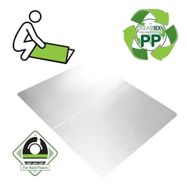 Floortex Revolutionmat 35-inch x 46-inch Rectangular Chair Mat for Hard Floor, Polypropylene (NCMFLLAC0002) - Image 3